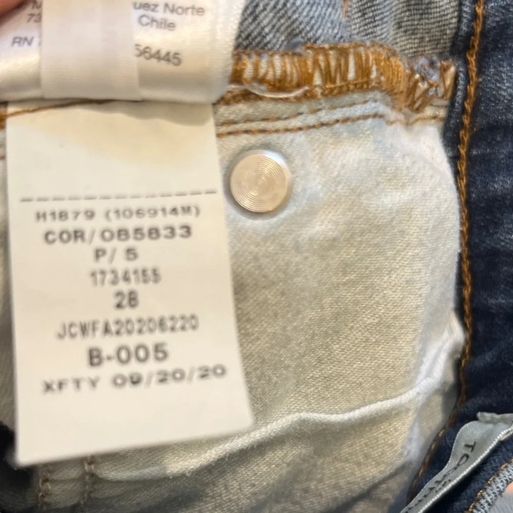 J.Crew Womens Toothpick Jeans Size 28‎ Ankle Inseam Dark Wash Fitted Skinny - Picture 10 of 15